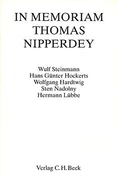 In Memoriam Thomas Nipperdey
