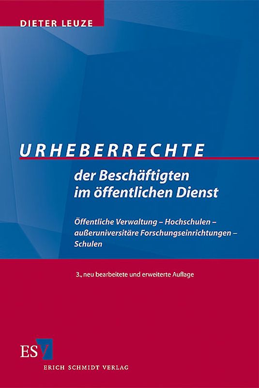 Urheberrechte der Beschäftigten im öffentlichen Dienst