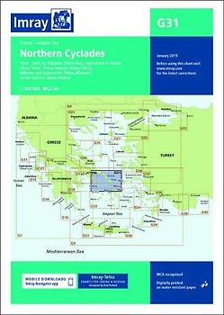 Imray Chart G31: Northern Cyclades (G Charts, Band 31)