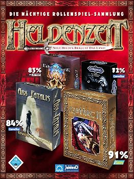 Heldenzeit (Rollenspielsammlung) Gothic2,ArxFatalis,Etherlords,Goras PC Spiele
