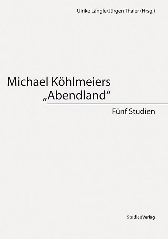 Michael Köhlmeiers "Abendland"