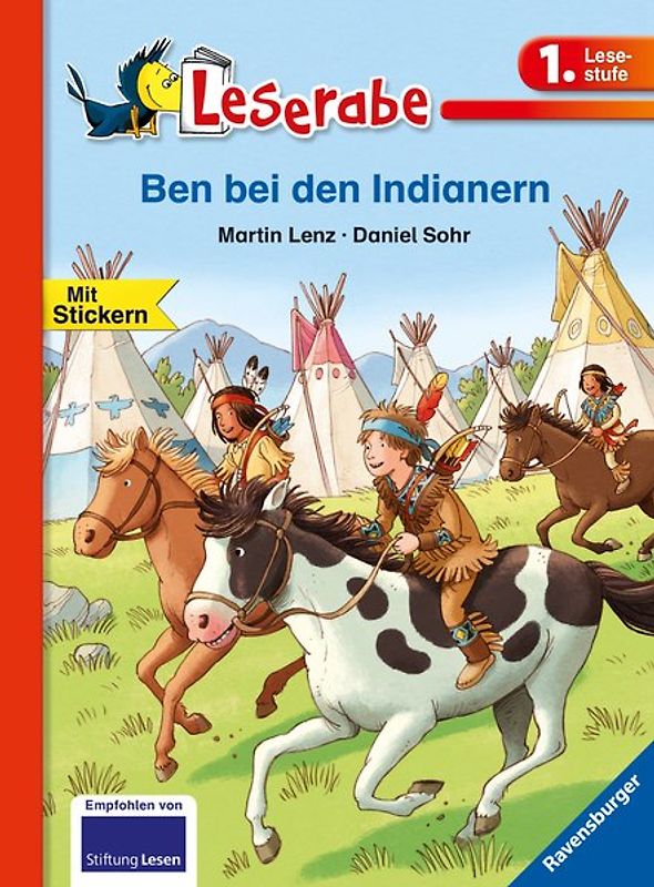 Ben bei den Indianern - Leserabe 1. Klasse - Erstlesebuch für Kinder ab 6 Jahren