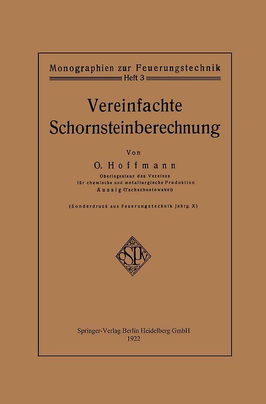 Vereinfachte Schornsteinberechnung