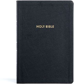 KJV Rainbow Study Bible, Black Leathertouch