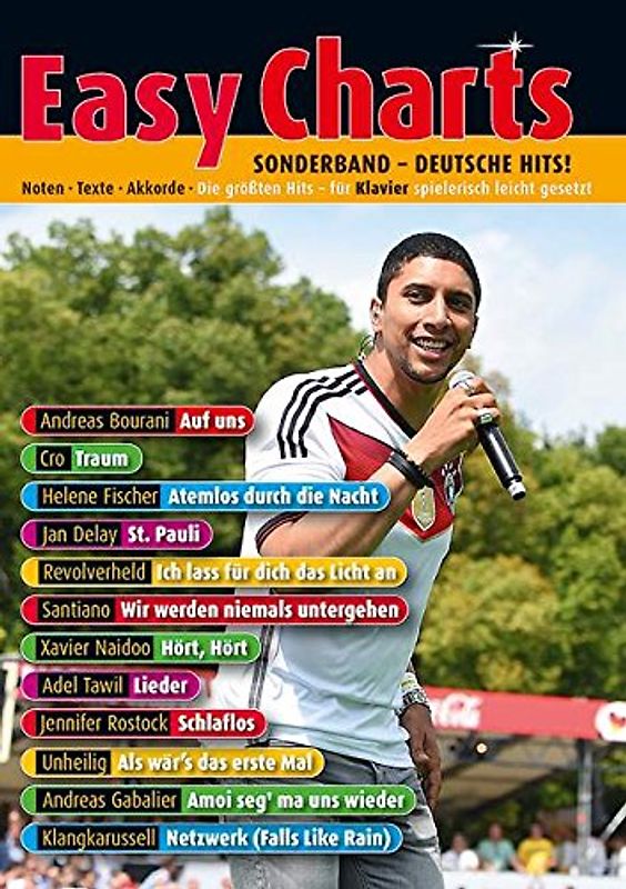 Easy Charts Sonderband: Deutsche Hits!. Die größten Hits spielerisch leicht gesetzt. Klavier / Keyboard. Spielbuch.