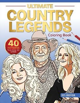 Ultimate Country Legends Coloring Book