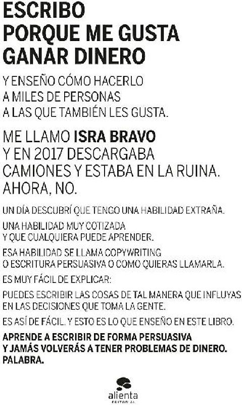 Escribo porque me gusta ganar dinero