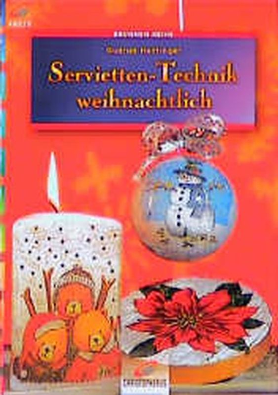Servietten-Technik weihnachtlich