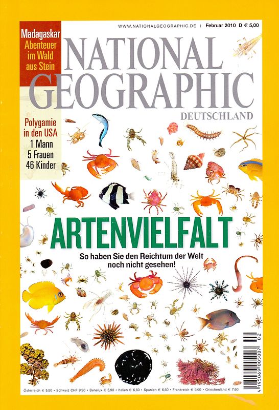 National Geographic Deutschland 02/2010: Artenvielfalt [Broschiert]