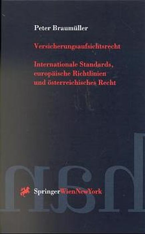 Versicherungsaufsichtsrecht