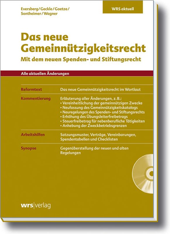 Das neue Gemeinnützigkeitsrecht