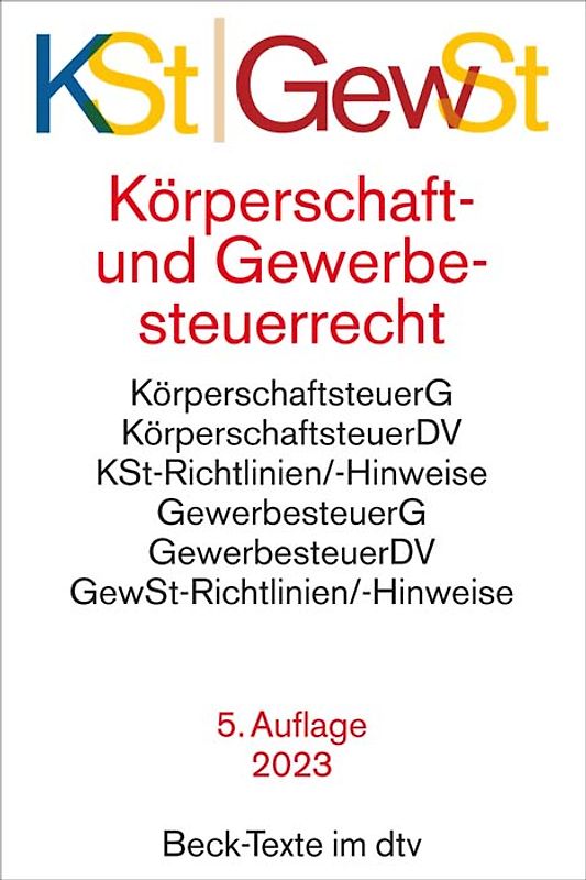 Körperschaftsteuerrecht / Gewerbesteuerrecht