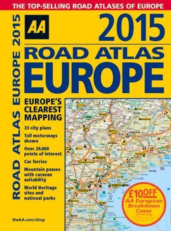 2015 Road Atlas Europe