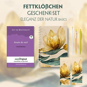 Fettklößchen Geschenkset (mit Audio-Online) + Eleganz der Natur Schreibset Basics
