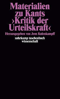 Materialien zu Kants >Kritik der Urteilskraft<
