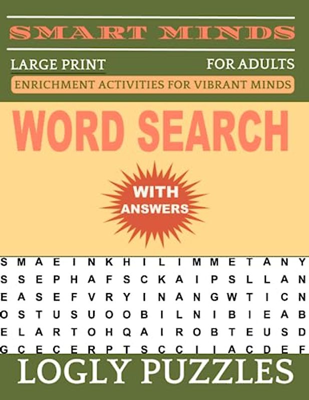 Word Search Book Large Print for Adults: 2400+ words New Fun and Relaxing Puzzles Book for Adults & Seniors with Answers Key