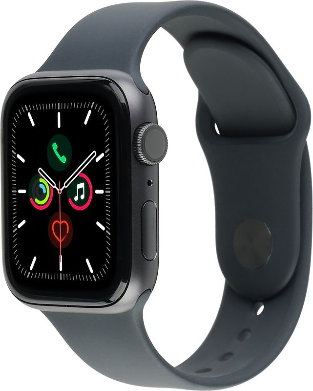 Apple Watch Series 5 44 mm Caja de aluminio gris espacial con Correa deportiva negra [Wifi]