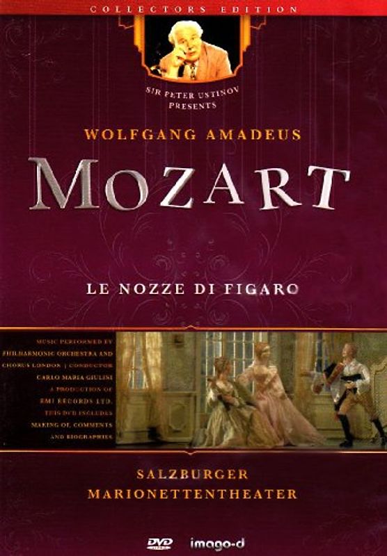 Wolfgang A. Mozart: Le Nozze di Figaro - Salzburger Marionettentheater [Collectors Edition] DVD