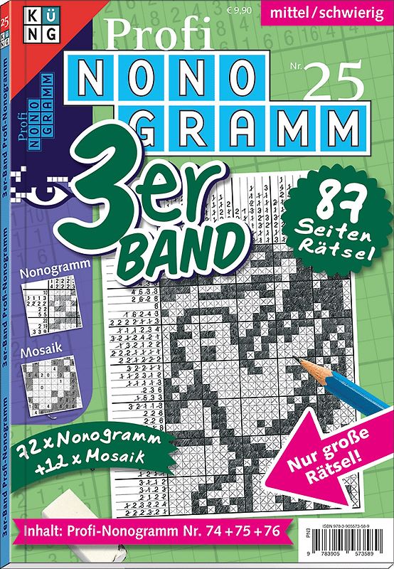 Profi-Nonogramm 3er-Band Nr. 25