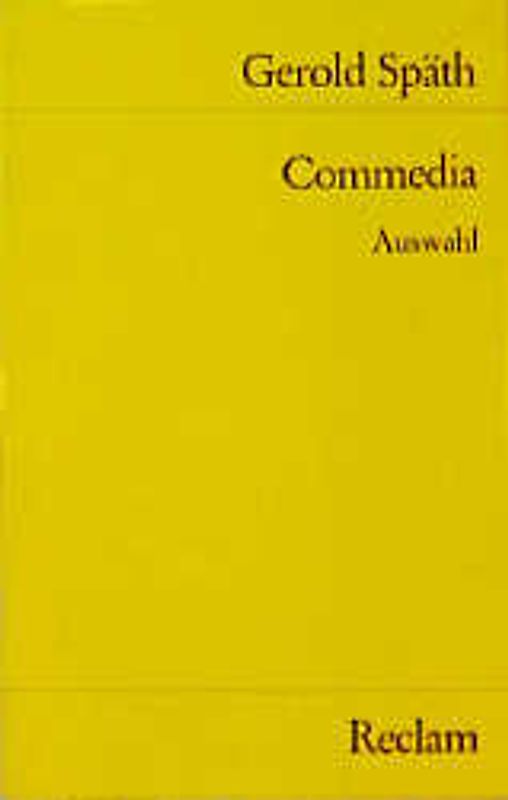Commedia. Auswahl