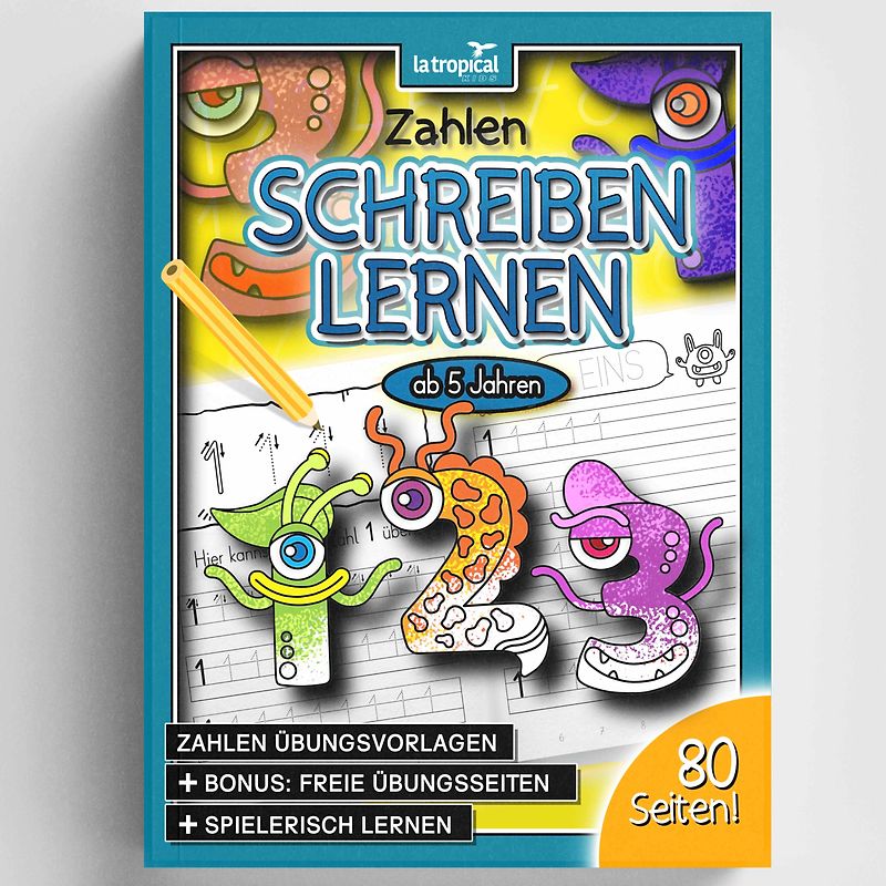 Zahlen schreiben lernen ab 5 Jahren