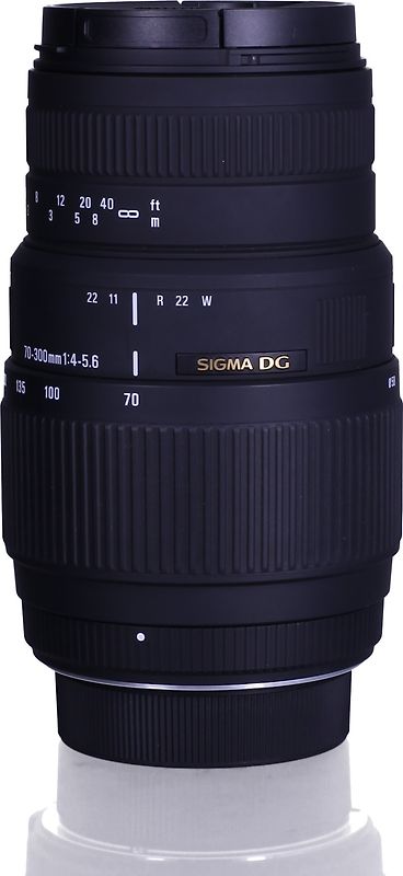 Sigma 70-300 mm F4.0-5.6 DG Macro 58 mm Obiettivo (compatible con Nikon F) nero