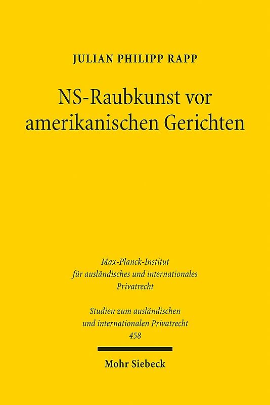 NS-Raubkunst vor amerikanischen Gerichten