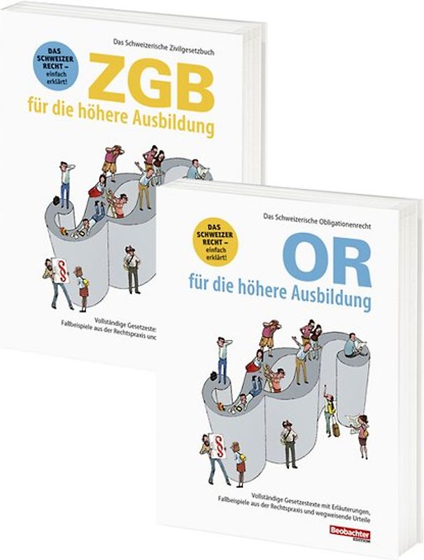Buchset OR und ZGB für die höhere Ausbildung