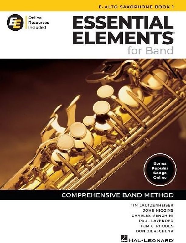 Essential Elements for Band - Eb Alto Saxophone Book 1 with Eei Online Resources Eb Alto Sax Method Songbook and Sheet Music for School Band Students and Teachers Comprehensive Band Method