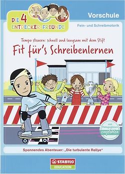Die 4 Entdecker-Freunde - Fit für's Schreibenlernen