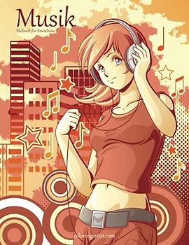Musikmalbuch für Erwachene 1