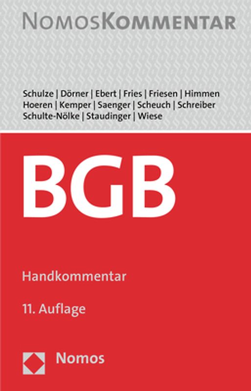 Bürgerliches Gesetzbuch