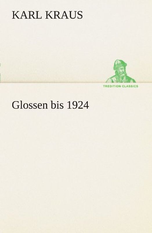 Glossen bis 1924