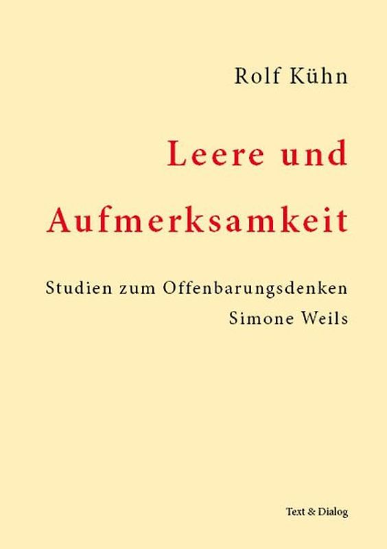 Leere und Aufmerksamkeit
