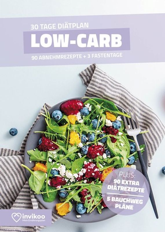 Low Carb Diät - Ernährungsplan zum Abnehmen für 30 Tage