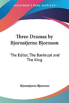 Three Dramas by Bjornstjerne Bjornson