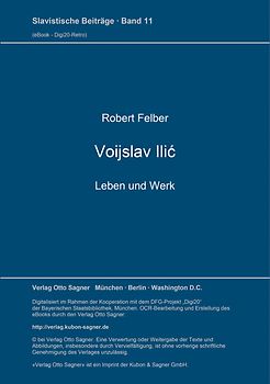 Voijslav Ilić. Leben und Werk