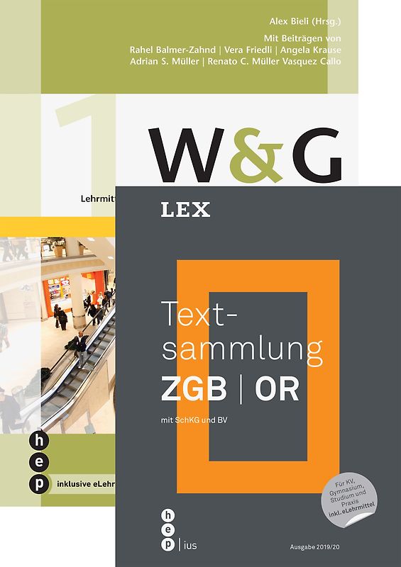 Einführungsangebot «Textsammlung ZGB | OR» und «W&G 1»