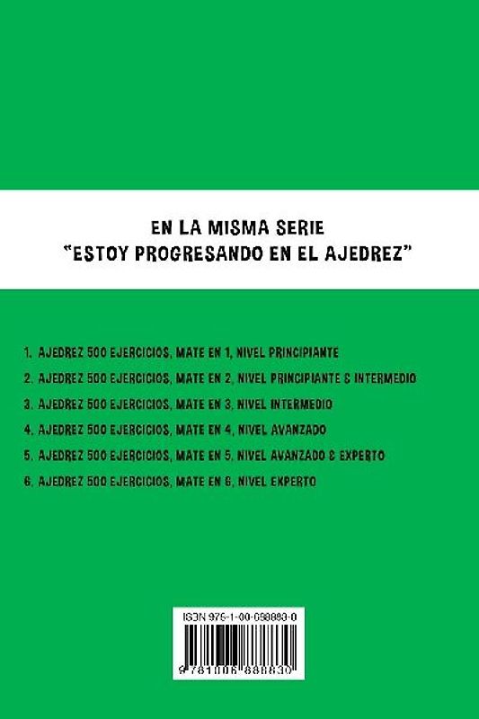 Ajedrez 500 ejercicios, Mate en 3, Nivel Intermedio
