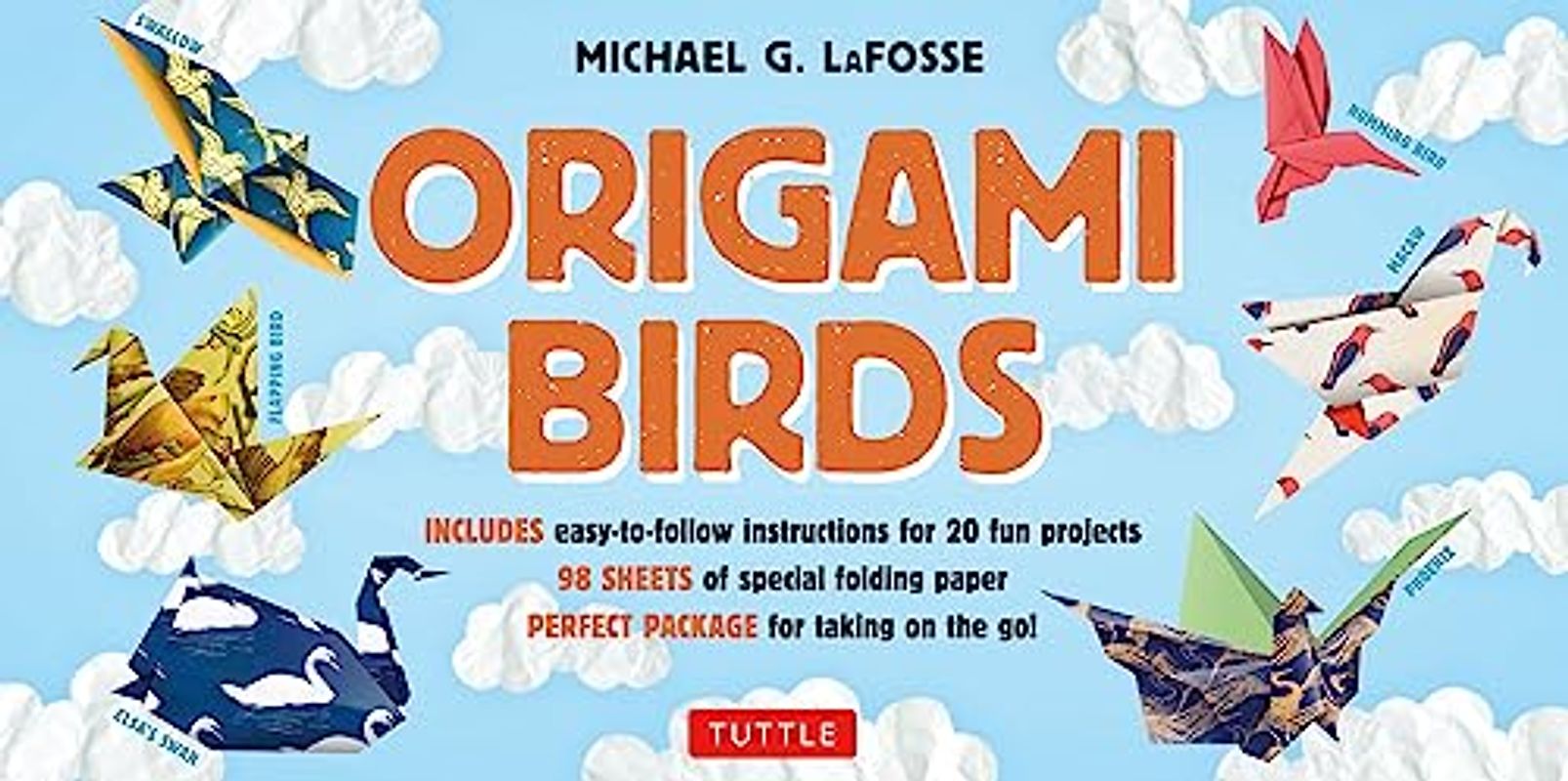 Origami Birds: Make Colorful Origami Birds with This Easy Origami Kit: Includes 2 Origami Books, 20 Projects & 98 Origami Papers