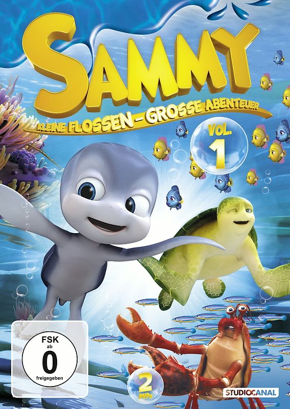 Sammy: Kleine Flossen - Große Abenteuer, Vol. 1 [2 DVDs] DVD
