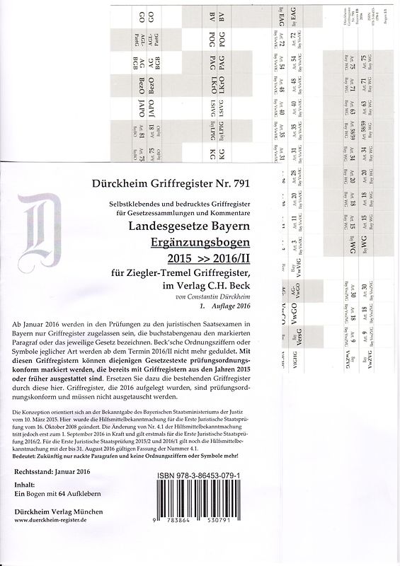 Ziegler (Ergänzungsbogen 2016/II)