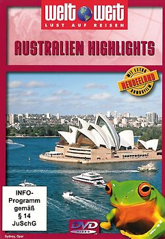 Australien Highlights mit Bonusfilm Neuseeland (Reihe welt weit) Gesamtlänge: ca. 74 Min. DVD