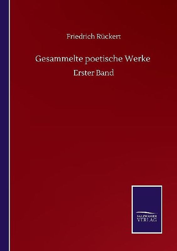Gesammelte poetische Werke