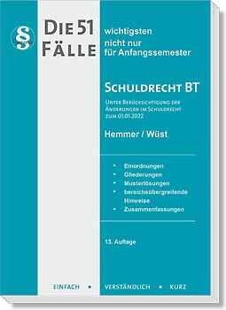 Die 51 Fälle Schuldrecht BT