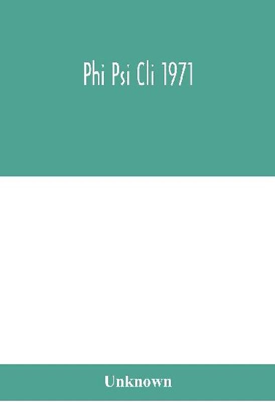 Phi Psi Cli 1971
