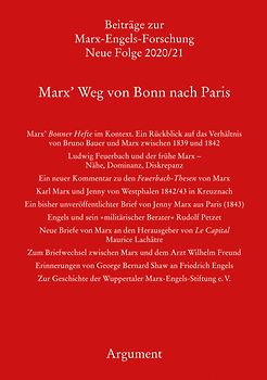Marx’ Weg von Bonn nach Paris