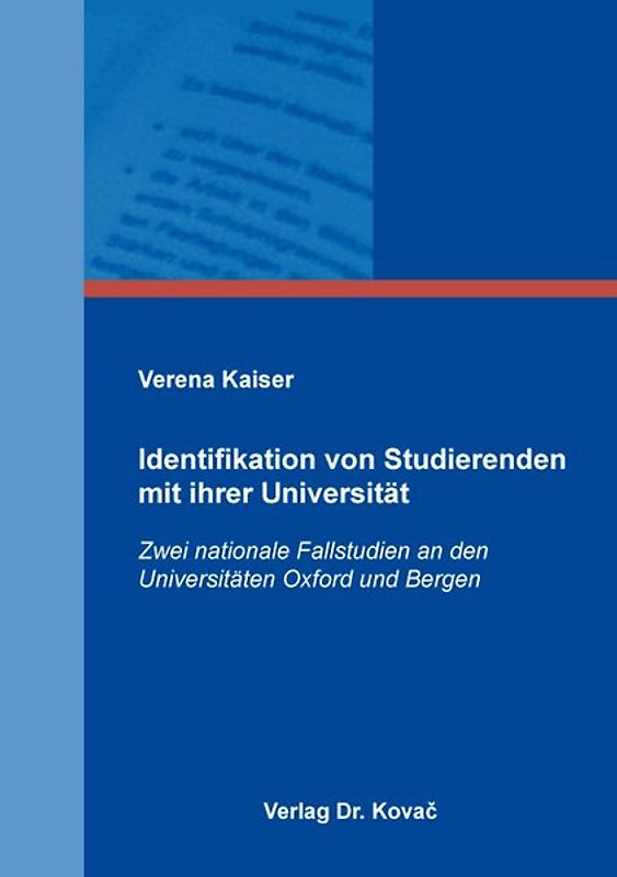 Identifikation von Studierenden mit ihrer Universität