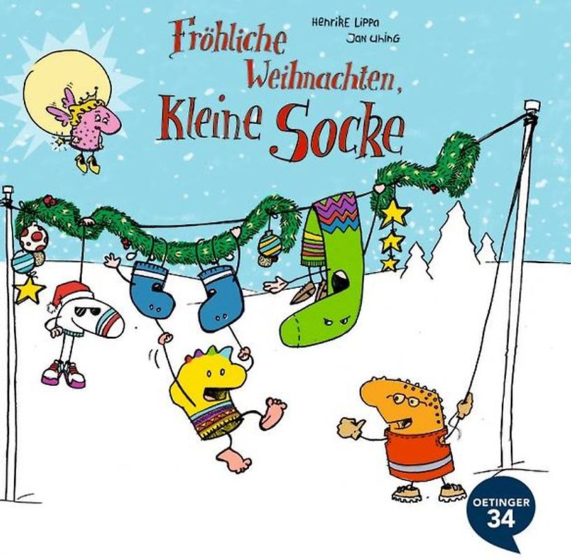 Fröhliche Weihnachten, kleine Socke
