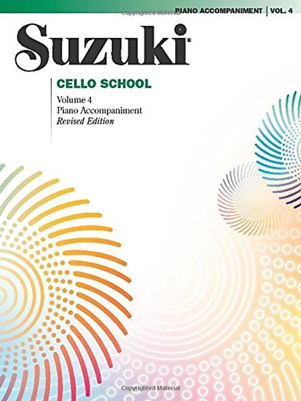 Suzuki Cello School Piano Accompaniment, Volume 4 (Revised)